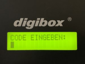 digibox Schlüsselkasten :: hier mehrsprachig aktiviert in Deutsche Sprache