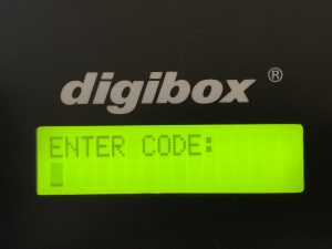 digibox Schlüsselkasten :: hier mehrsprachig aktiviert in Englische Sprache